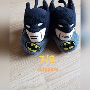 Batman slippers toddler size 7/8